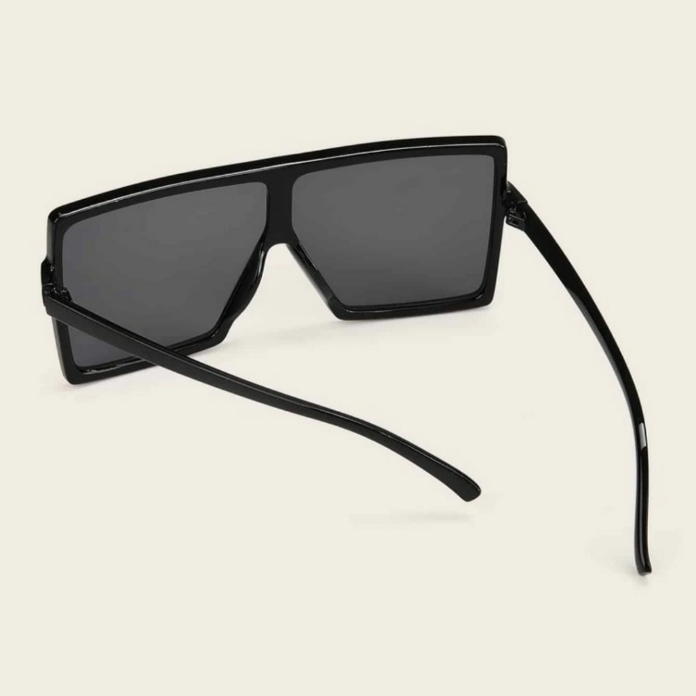 Black Square  Frame Sunglasses - Picture 5 of 5